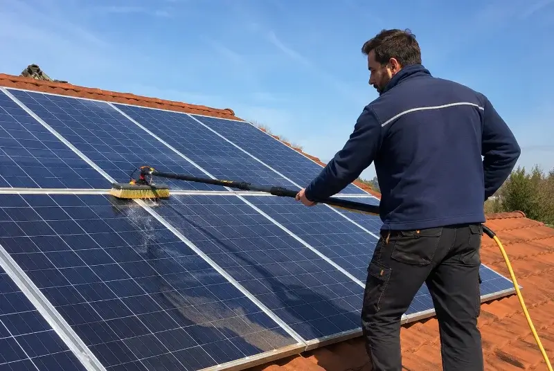 Nettoyage et entretien de panneaux solaires à Arbouet-Sussaute